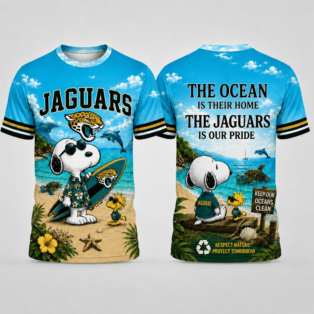 J.jaguars | Premium  Respect Nature Theme Summer Beach Shirt For Supporters Loving Sea Nf1
