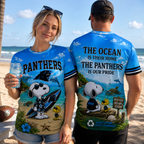 C.panthers | Premium  Respect Nature Theme Summer Beach Shirt For Supporters Loving Sea Nf1