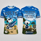 I.colts | Premium  Respect Nature Theme Summer Beach Shirt For Supporters Loving Sea Nf1