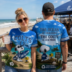 I.colts | Premium  Respect Nature Theme Summer Beach Shirt For Supporters Loving Sea Nf1