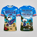 B.bills | Premium  Respect Nature Theme Summer Beach Shirt For Supporters Loving Sea Nf1