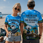 S.seahawks | Premium  Respect Nature Theme Summer Beach Shirt For Supporters Loving Sea Nf1