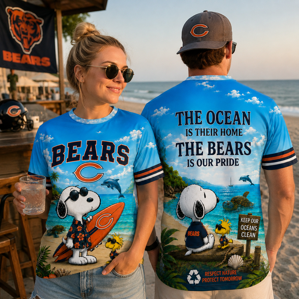 C.bears | Premium  Respect Nature Theme Summer Beach Shirt For Supporters Loving Sea Nf1