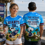 Ny.giants | Premium  Respect Nature Theme Summer Beach Shirt For Supporters Loving Sea Nf1