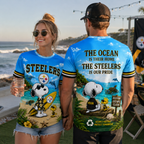 P.steelers | Premium  Respect Nature Theme Summer Beach Shirt For Supporters Loving Sea Nf1