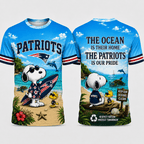 Ne.patriots | Premium  Respect Nature Theme Summer Beach Shirt For Supporters Loving Sea Nf1