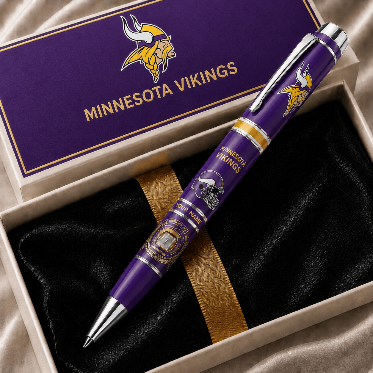 M.vikings Premium  Ballpoint Pen Custom Name Gifts For Fan - Limited Edition Nf1