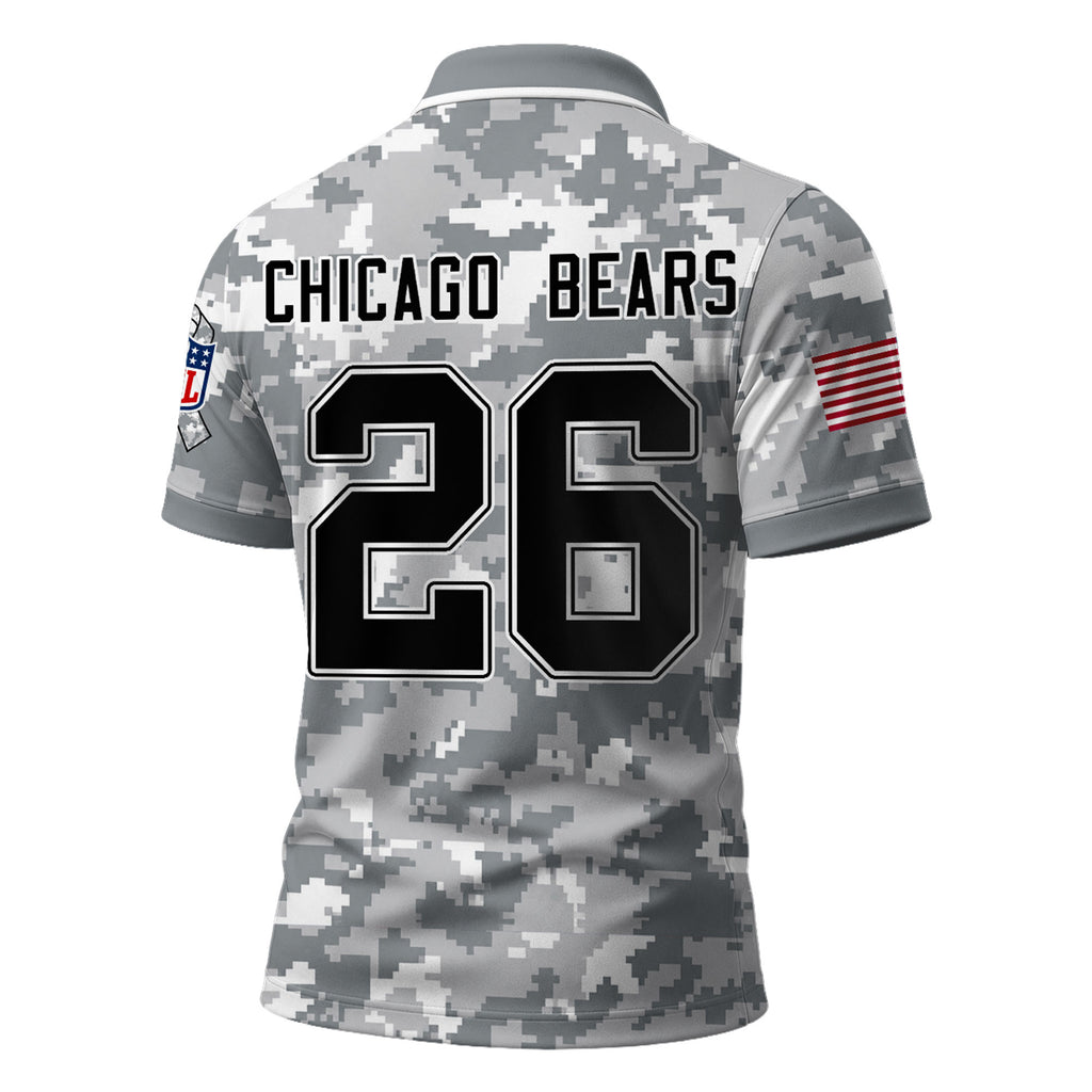 C.bears | Premium  Salute To Service Camo Polo Shirt Nf1