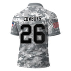 D.cowboys | Premium  Salute To Service Camo Polo Shirt Nf1