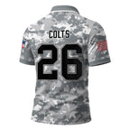 I.colts | Premium  Salute To Service Camo Polo Shirt Nf1