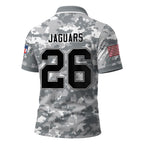 J.jaguars | Premium  Salute To Service Camo Polo Shirt Nf1