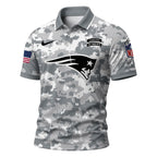 Ne.patriots | Premium  Salute To Service Camo Polo Shirt Nf1