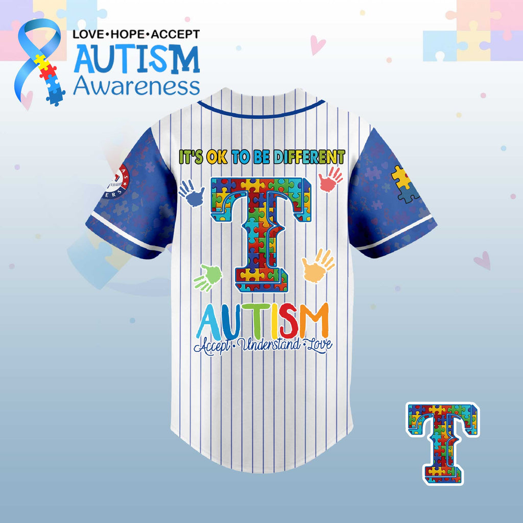 T.Rangers Autism Awareness 2026 Limited Editions Jersey.