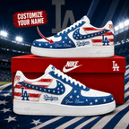 L.A | 250 Years Of America  Customized AF1 Shoes