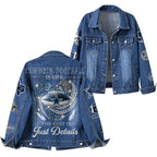 D.cowboys | Premium  Football Is Life Denim Jacket Nf1
