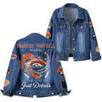 D.broncos | Premium  Football Is Life Denim Jacket Nf1