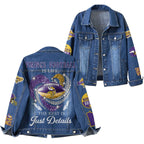 M.vikings | Premium  Football Is Life Denim Jacket Nf1