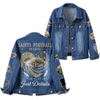 No.saints | Premium  Football Is Life Denim Jacket Nf1