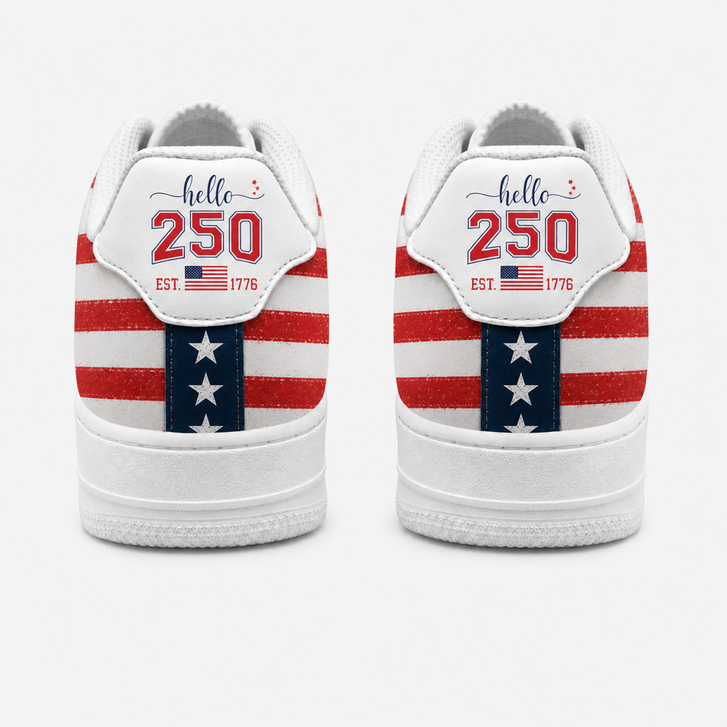 N.Y | 250 Years Of America  Customized AF1 Shoes