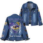 B.ravens | Premium  Football Is Life Denim Jacket Nf1