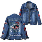 H.texans | Premium  Football Is Life Denim Jacket Nf1