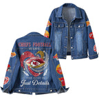 Kc.chiefs | Premium  Football Is Life Denim Jacket Nf1