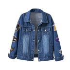 B.ravens | Premium  Football Is Life Denim Jacket Nf1