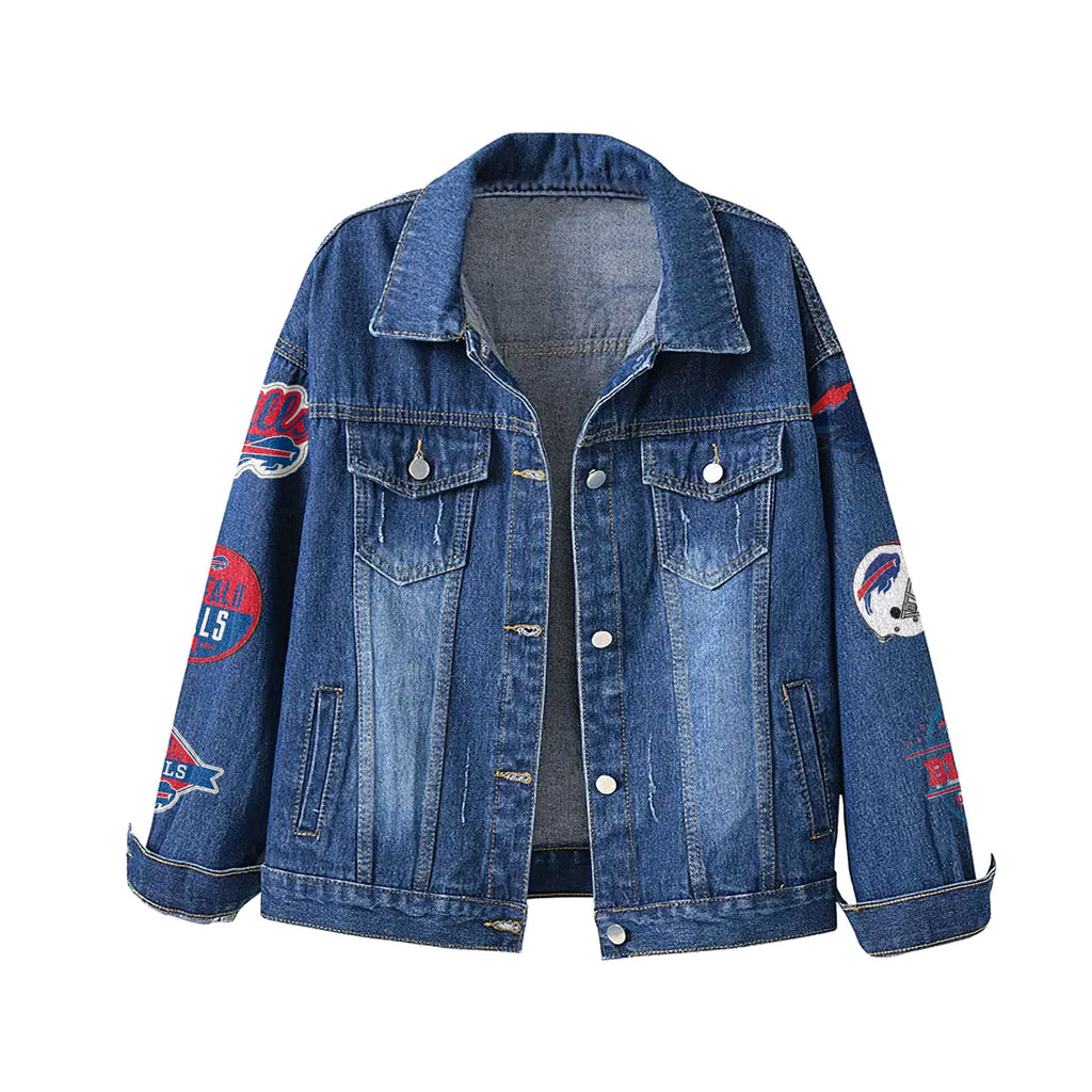 B.bills | Premium  Football Is Life Denim Jacket Nf1