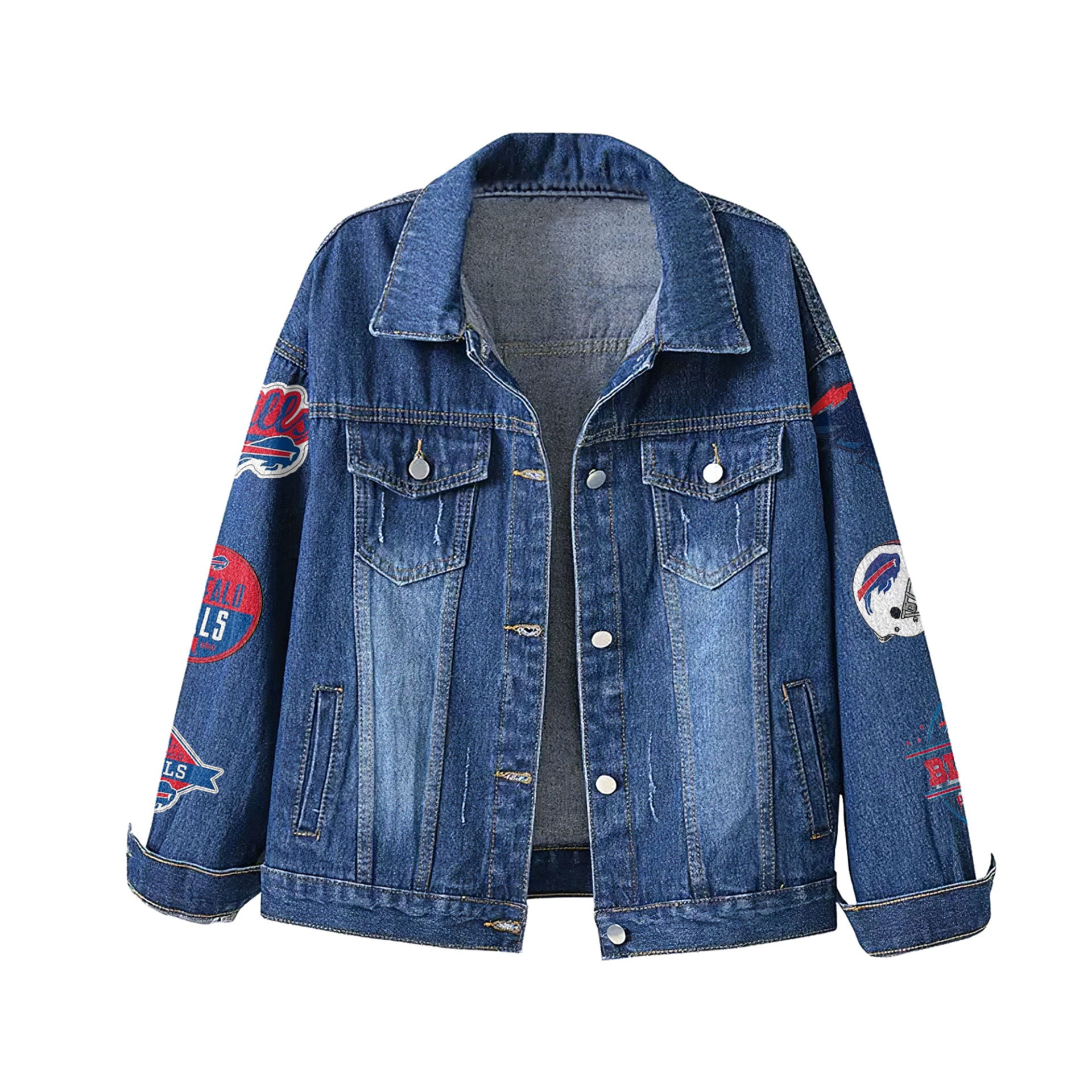 B.bills | Premium  Football Is Life Denim Jacket Nf1