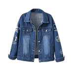 D.cowboys | Premium  Football Is Life Denim Jacket Nf1