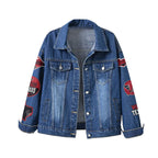 H.texans | Premium  Football Is Life Denim Jacket Nf1