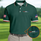 United States Of America 250 Years Navy Golf Shirt, Patriotic Golf Shirt, Golf Shirts For Men, 4th Of July Golf Shirt