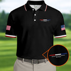 United States Of America 250 Years Navy Golf Shirt, Patriotic Golf Shirt, Golf Shirts For Men, 4th Of July Golf Shirt
