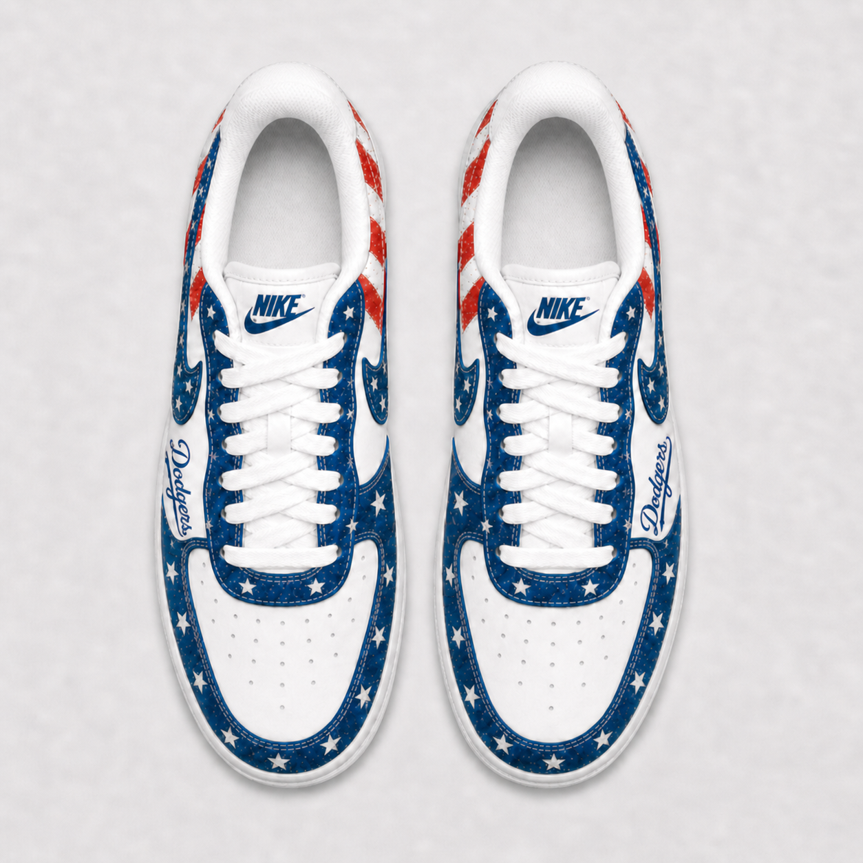 L.A | 250 Years Of America  Customized AF1 Shoes