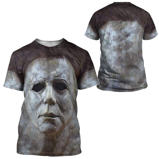 Michael Myers Halloween 3D T-shirt, Halloween Costume Party Tshirt