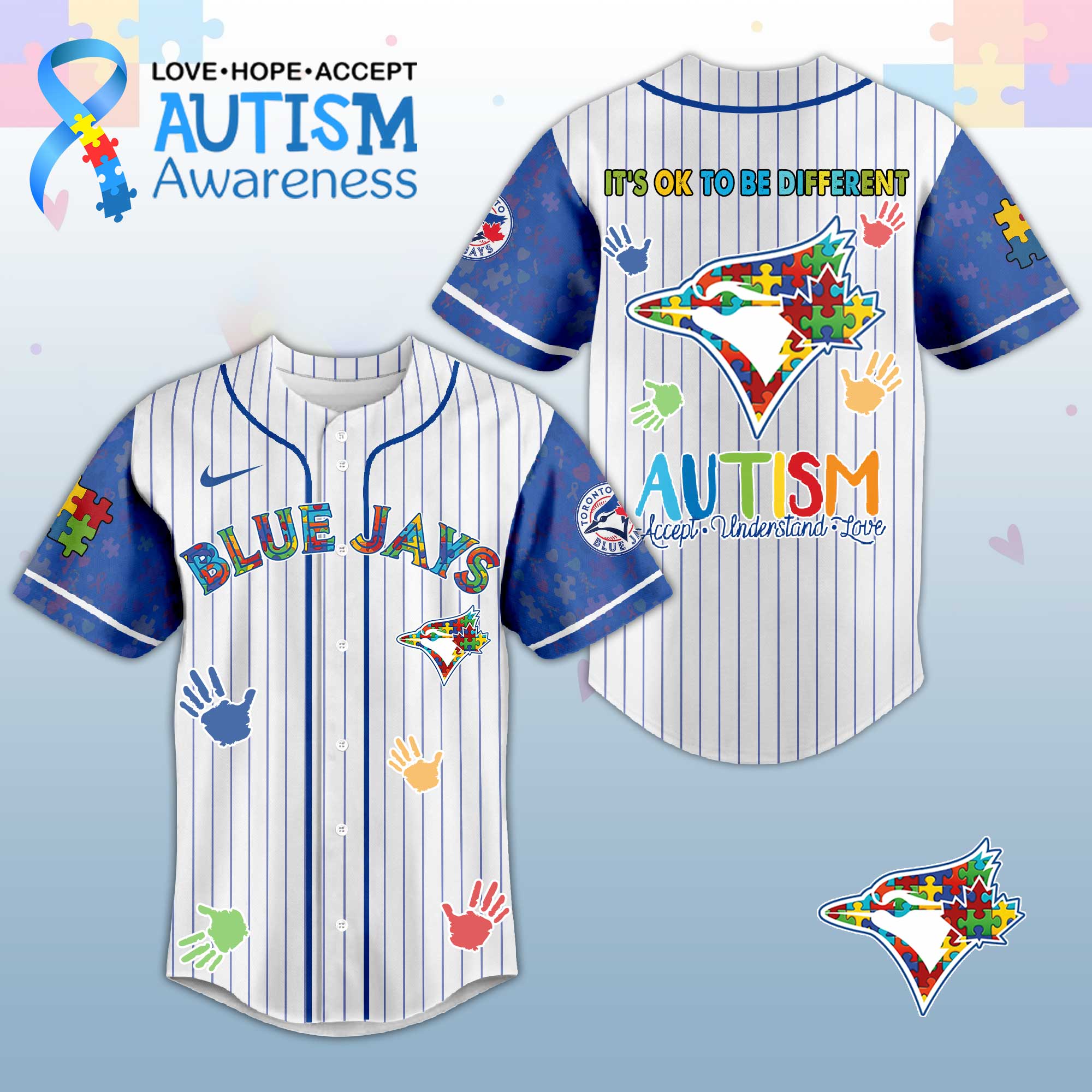 T. Blue Jays Autism Awareness 2026 Limited Editions Jersey.