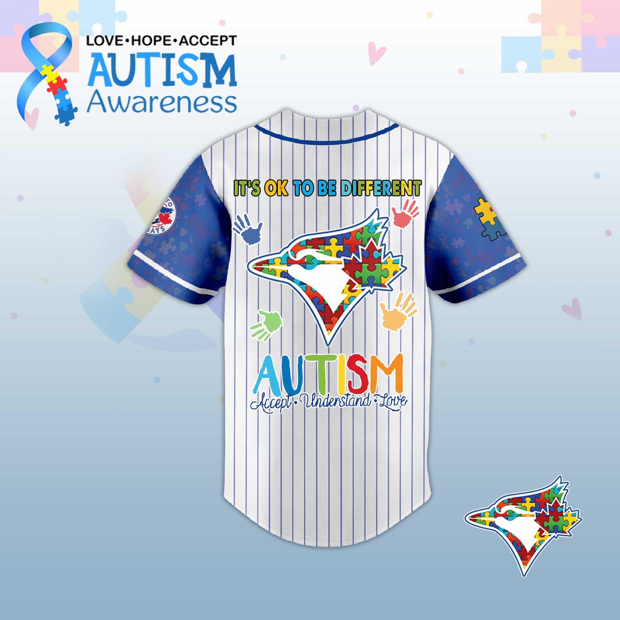 T. Blue Jays Autism Awareness 2026 Limited Editions Jersey.