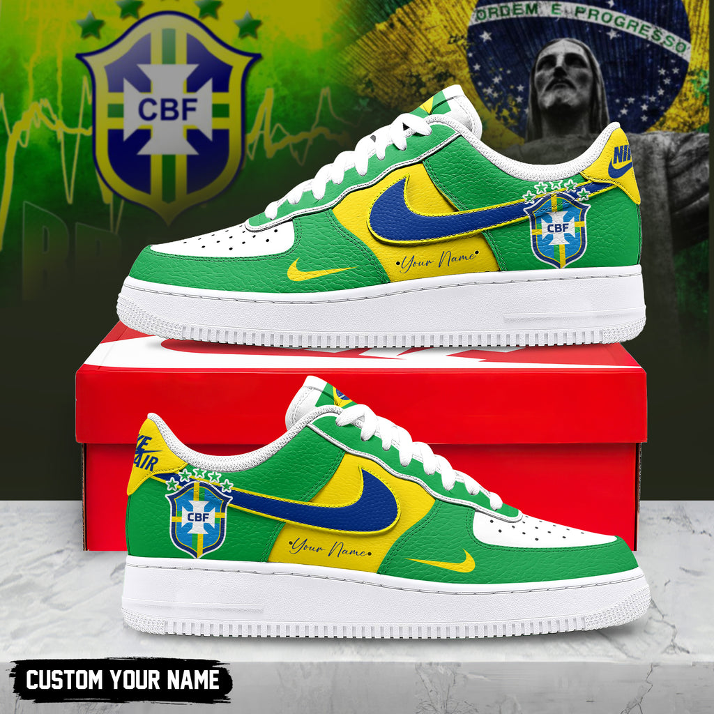 Brazil | Premium WC26 Custom AF1 Shoes