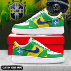 Brazil | Premium WC26 Custom AF1 Shoes