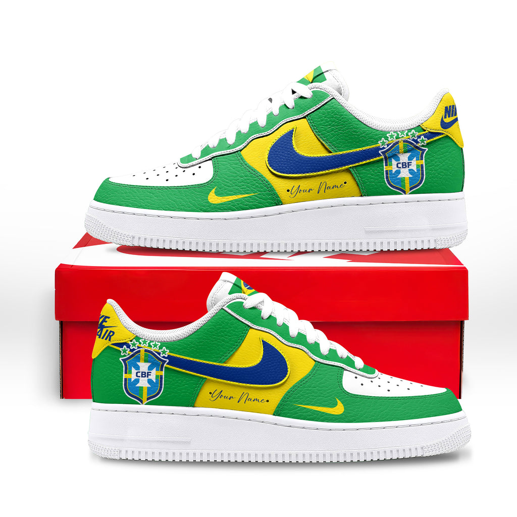 Brazil | Premium WC26 Custom AF1 Shoes