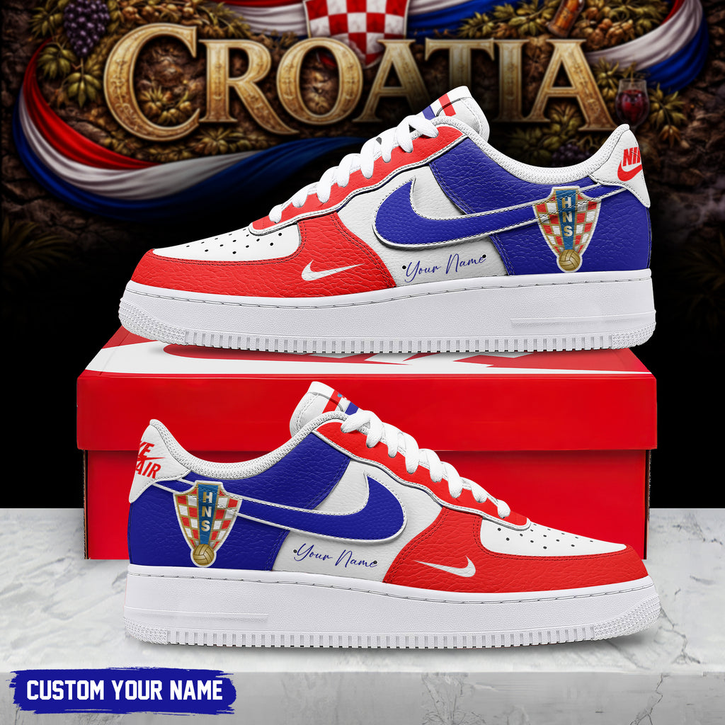 Croatia | Premium WC26 Custom AF1 Shoes
