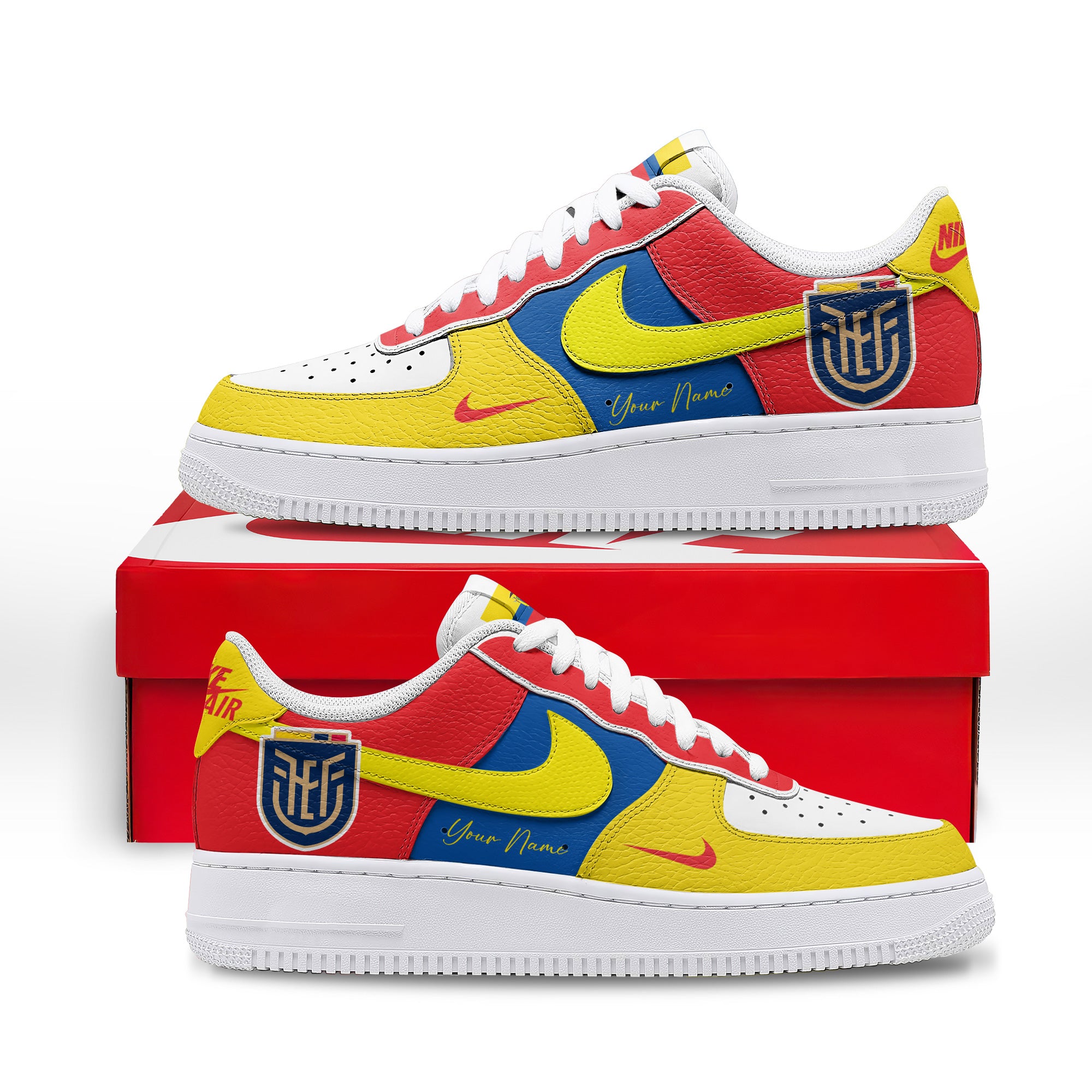Ecuador | Premium WC26 Custom AF1 Shoes