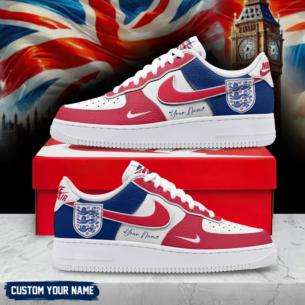 England | Premium WC26 Custom AF1 Shoes