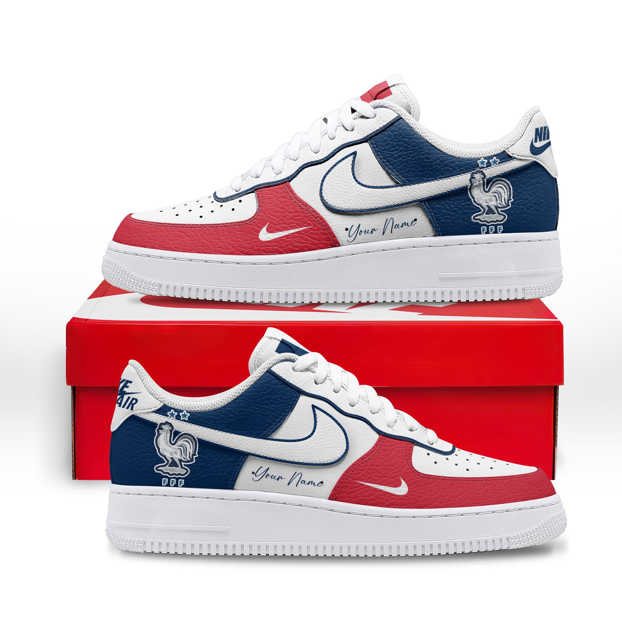 France | Premium WC26 Custom AF1 Shoes