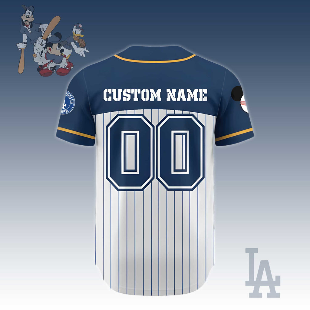 L.A Dodgers Baseball Jersey – Custom Name Number, Adorable Fan Gift.