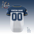 L.A Dodgers Baseball Jersey – Custom Name Number, Adorable Fan Gift.