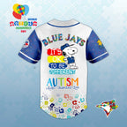 T. Blue Jays Autism Awareness 2026 Limited Editions Baseball Jersey.
