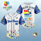 T. Blue Jays Autism Awareness 2026 Limited Editions Baseball Jersey.