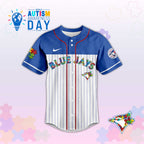 T.Blue Jays In April We Wear Blue Autism Baseball Jersey.