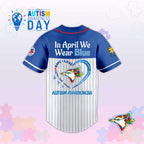 T.Blue Jays In April We Wear Blue Autism Baseball Jersey.